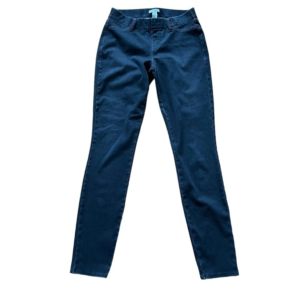 Daily Ritual Womens‎ Pants Jogger Stretch Denim Jeans XS Long Faded Black